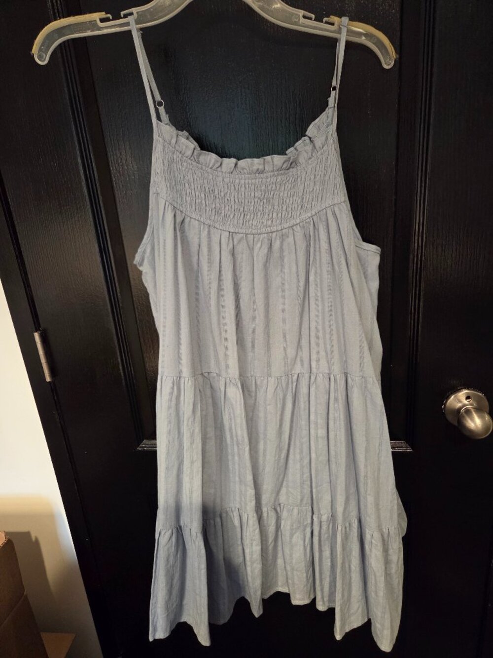Newbury Kustom summer blue Sun Mini dress Size Large Strappy